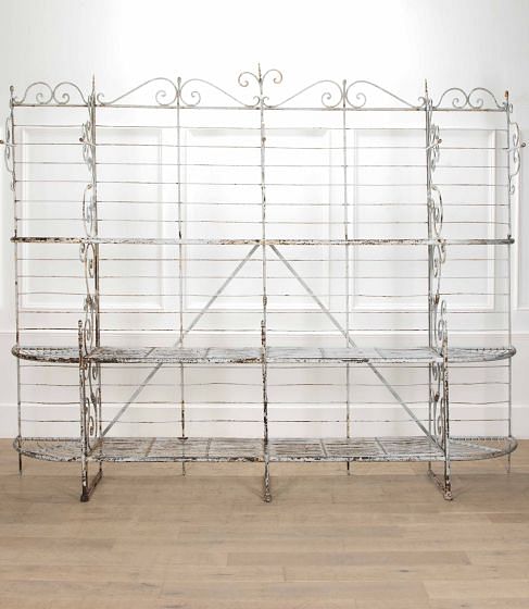20th Century French Metal Baker's Rack
