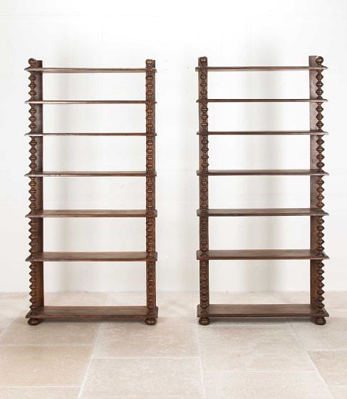 Pair of Tall 20th Century French Shelves BK1541942