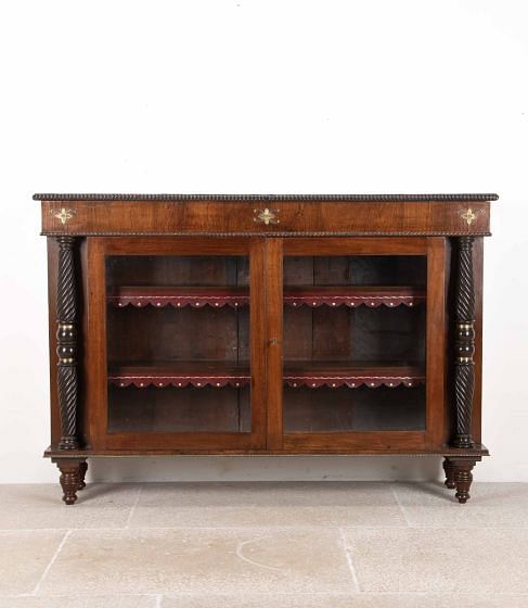19th Century English Rosewood Bookcase