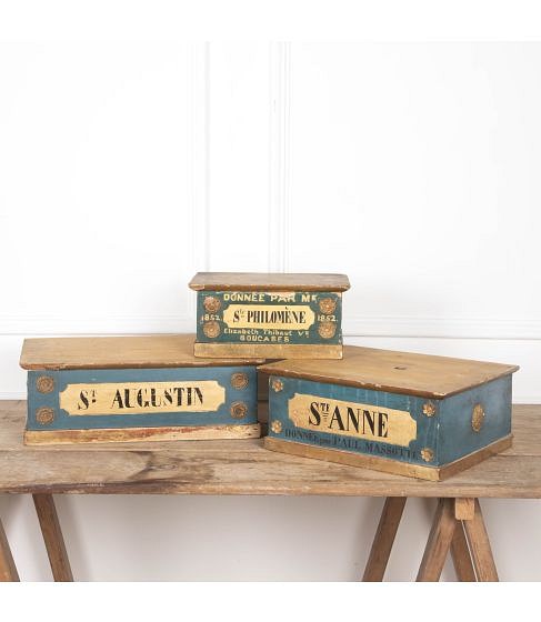 Set of Three 19th Century Display Stands