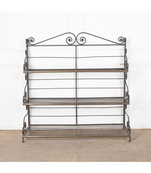19th Century Wrought Iron Boulangerie Stand