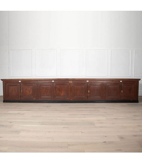 Large 19th Century French Walnut Counter
