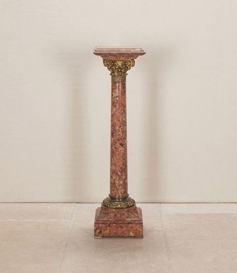 19th Century French Napoleon III Brocatelle Marble Column BK5244006
