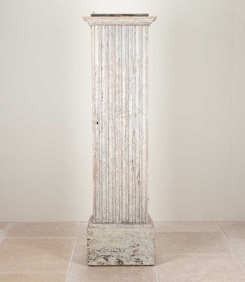 Late 18th Century Swedish Column Cabinet in Original Paint BK6041477