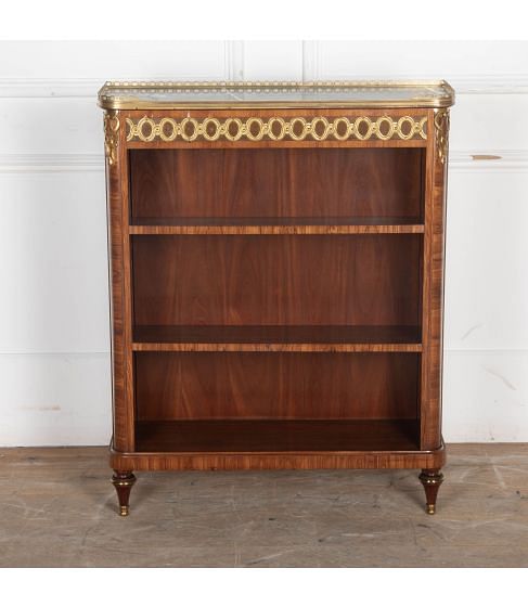 19th Century Napoleon III Open Bookcase
