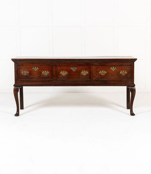 18th Century English Oak Dresser Base