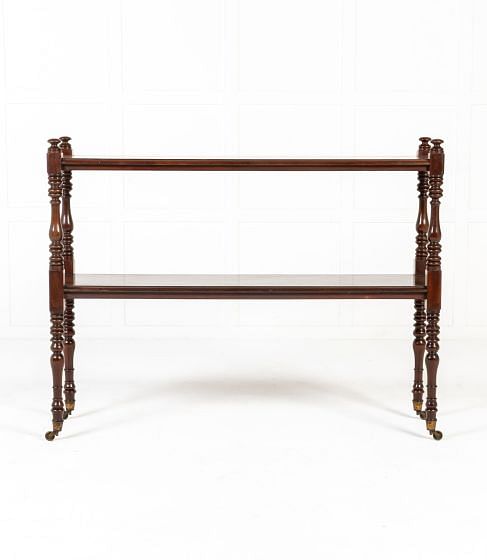 19th Century English Mahogany Étagère