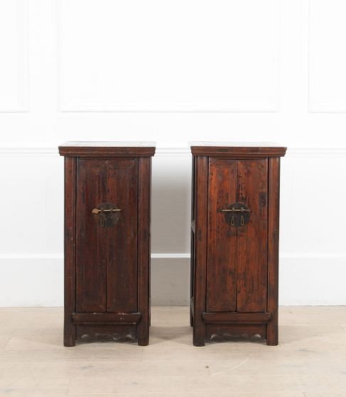 Pair of 20th Century Chinese Side Cupboards