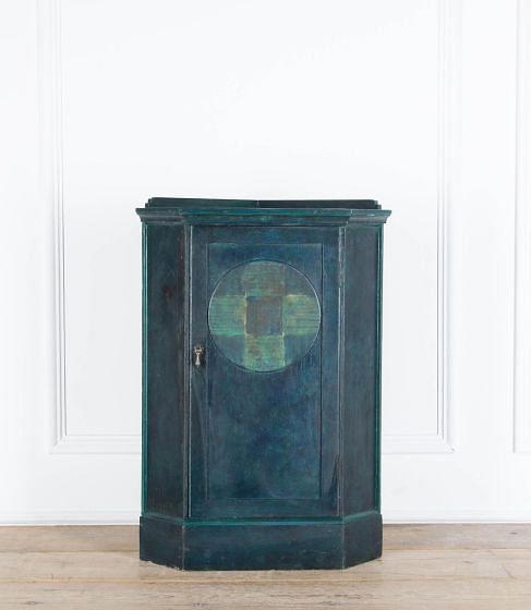 Early 20th Century Rowley Gallery Corner Cabinet