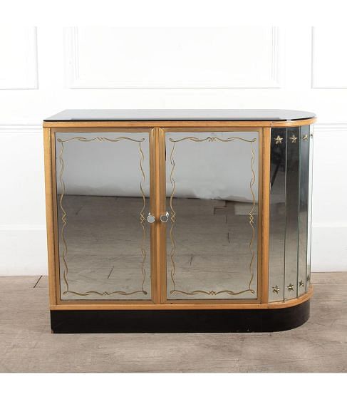 20th Century Glazed Cocktail Cabinet