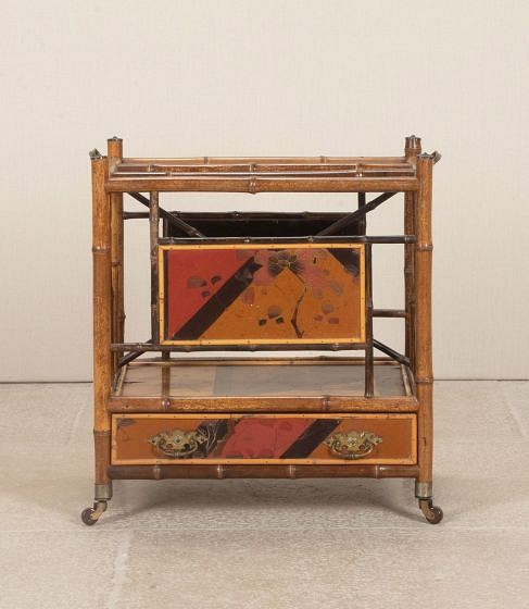 19th Century English Bamboo Canterbury Stand