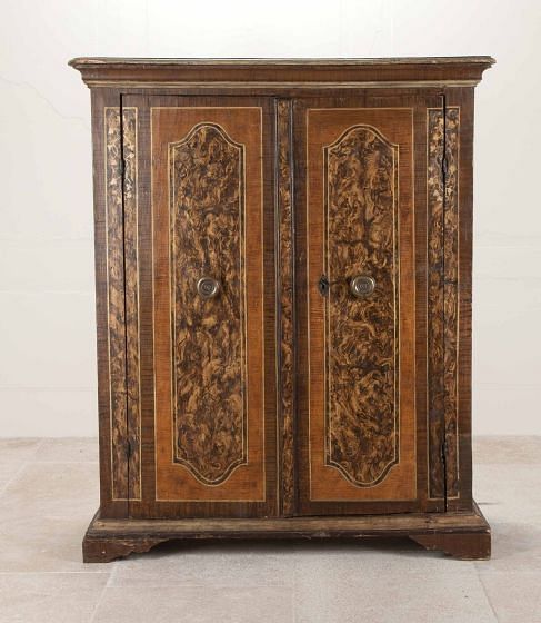 18th Century Italian Tuscan Painted Armoire
