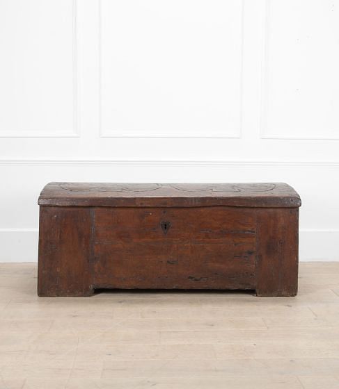 Exceptional 14th Century Saxon Oak Chest