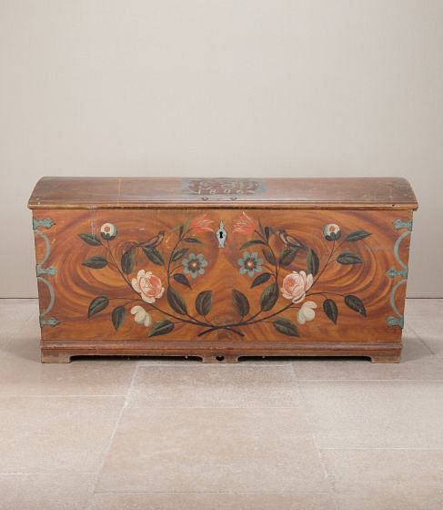 19th Century Swedish Marriage Chest
