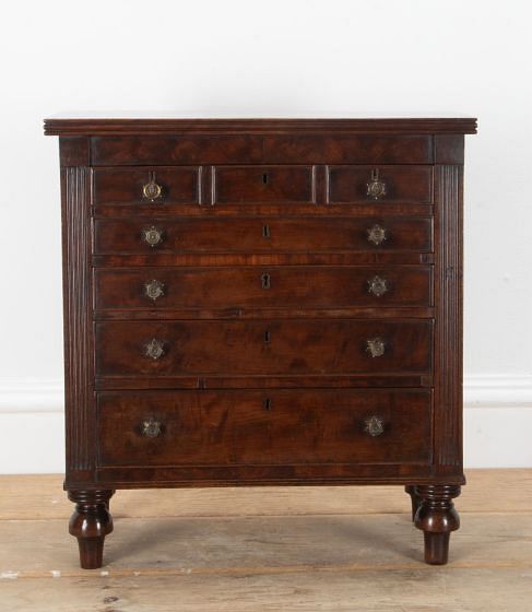 Regency Mahogany Apprentice Chest