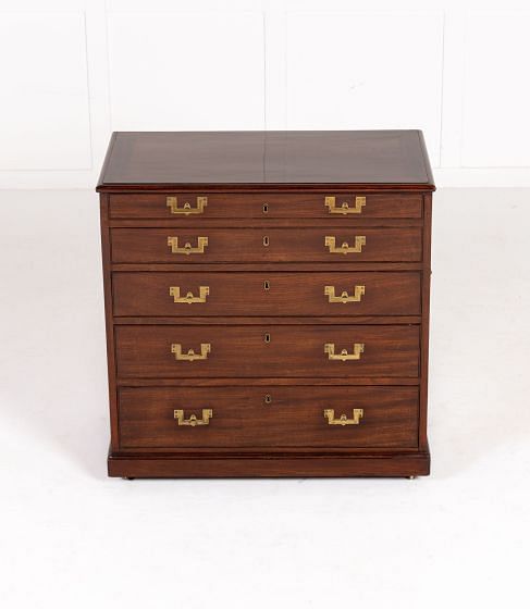 Early 19th Century Mahogany Campaign Chest