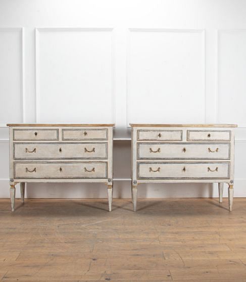 Pair of 19th Century Italian Commodes