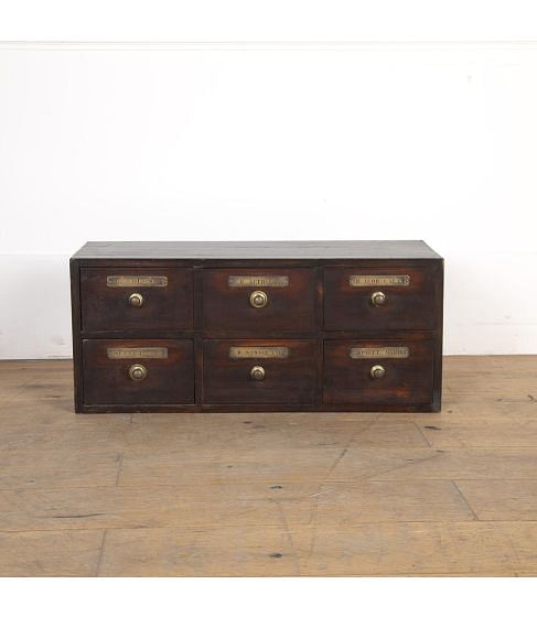 Small 18th Century Georgian Apothecary Drawers