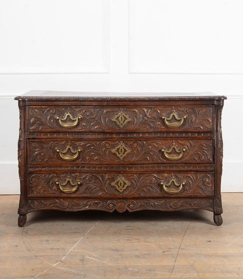 18th Century South European Walnut Commode