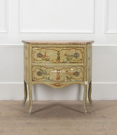 Italian 19th Century Painted Commode