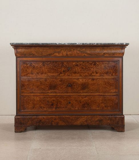 19th Century Louis Philippe Walnut Commode