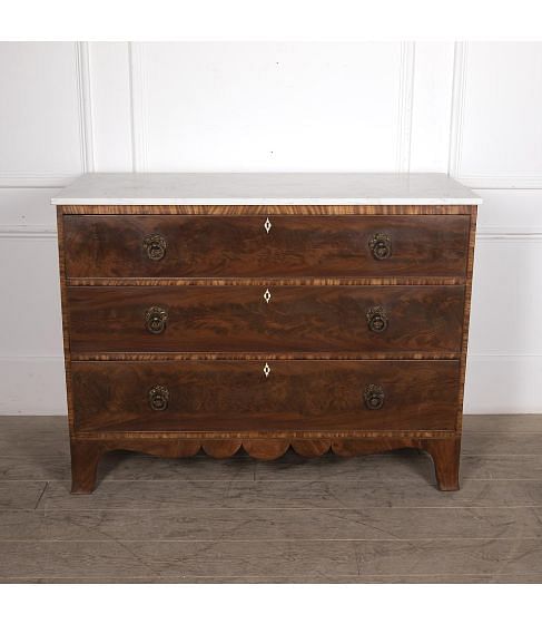 19th Century French Mahogany Commode