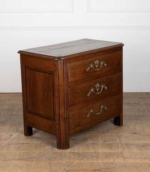 18th Century Three Drawer Commode