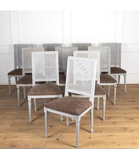 SALE: Set of Ten 20th Century Dining Chairs CD3724495