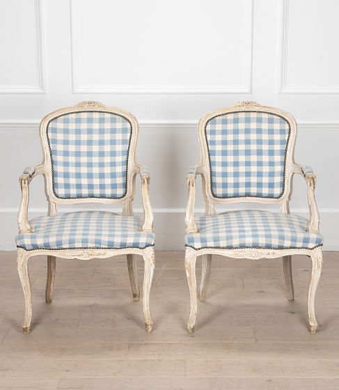 Pair of French 19th Century Bergeres Armchairs