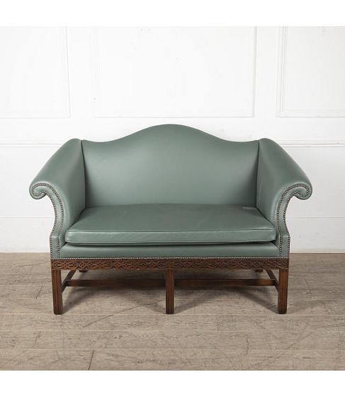 SALE: 20th Century George III Style Camel Back Sofa