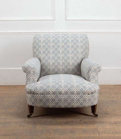 Large 20th Century Howard & Sons Club Armchair