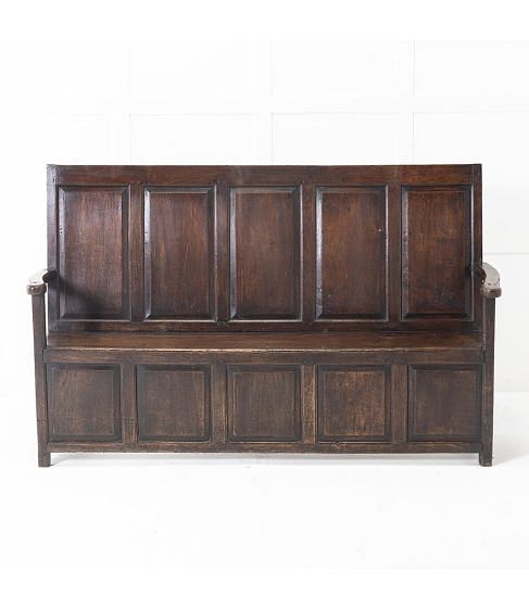 18th Century English Oak Settle