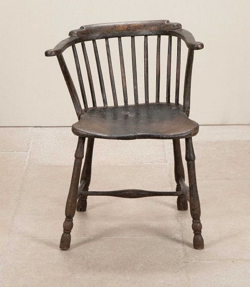 George III West Country Low Back Windsor Armchair
