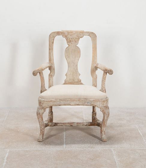 Late 18th Century Swedish Rococo Period Armchair