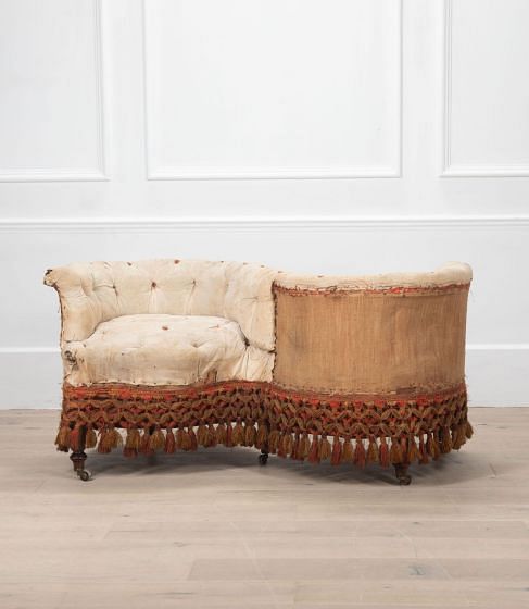 19th Century French Napoleon III Two Seater Sofa