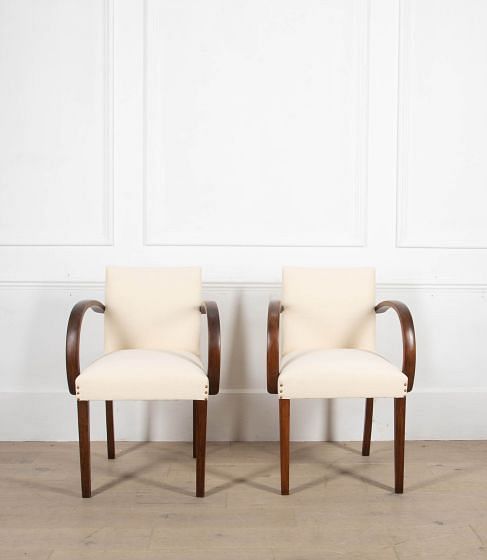 Pair Of 20th Century Art Deco Bridge Chairs