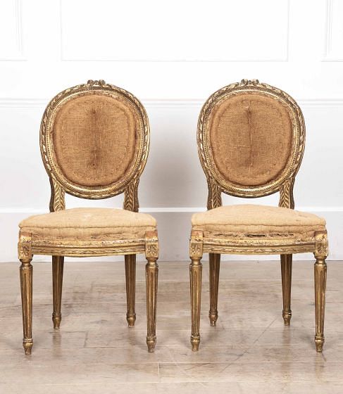 Pair of 19th Century French Louis XVI Revival Side Chairs