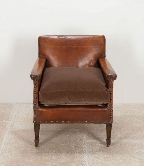 Single 1920s French Petite Club Chair