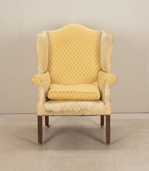 19th Century Georgian Wingback Chair