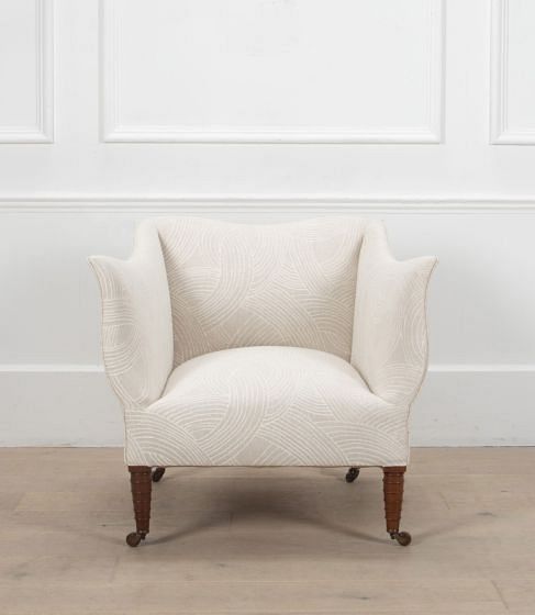 19th Century English Schumacher Upholstered Armchair