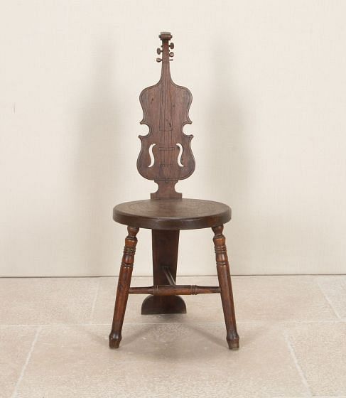 20th Century French Unusual Violin Chair