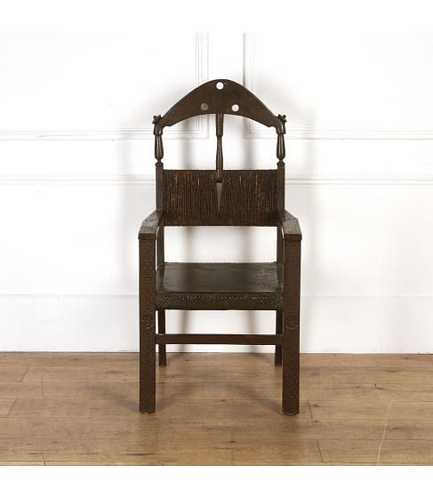 African Throne Dignitary Armchair