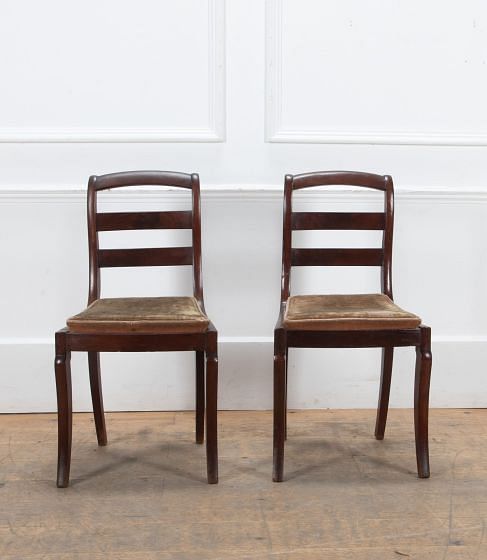 Pair of French 19th Century Chairs
