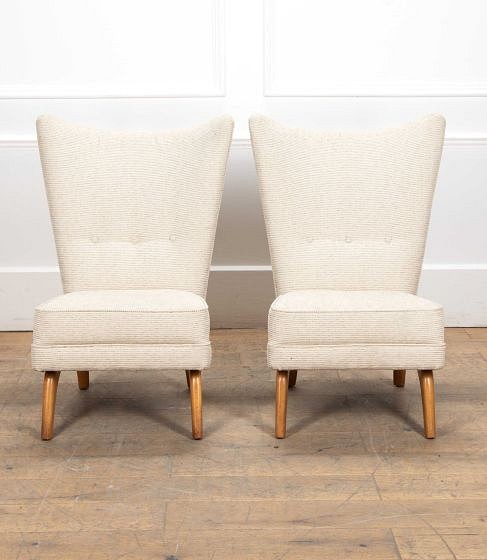 Pair of 20th Century Howard Keith Armchairs