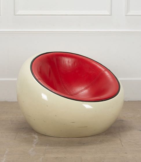 Mid-Century Swedish Egg Chair