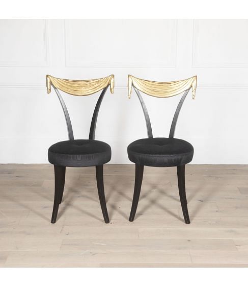 Pair of Dorothy Draper Grosfeld House Side Chairs