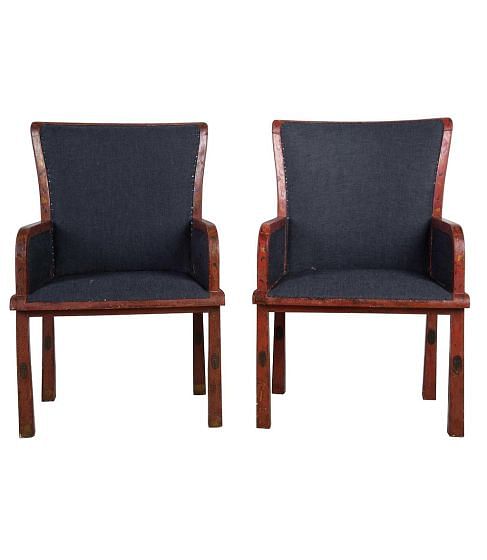 Pair of 20th Century French Chinoiserie Chairs