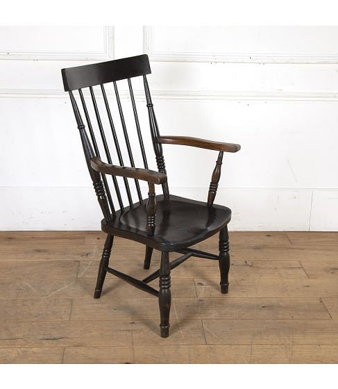 20th Century English Painted Windsor Chair