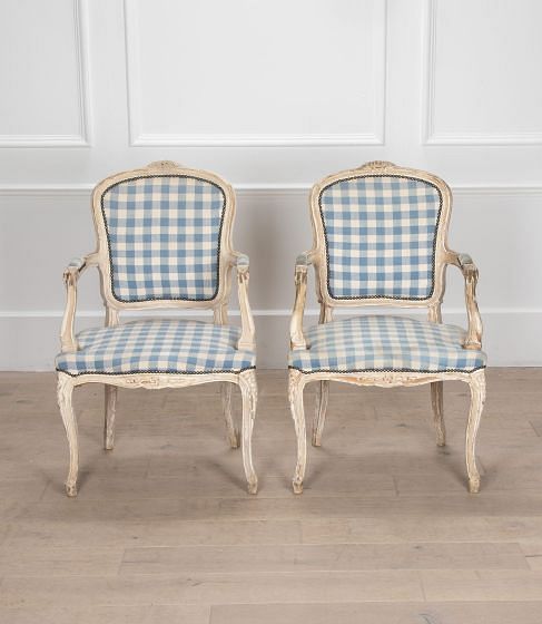 Pair of French 19th Century Bergeres Armchairs