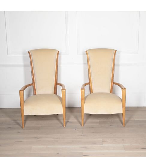 Pair of 20th Century Andrè Sol Armchairs
